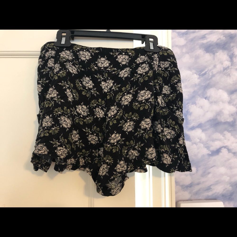 Free People Black Shorts